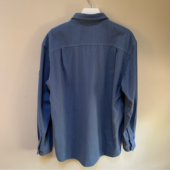 Tyndale ~Flame Resistant Cat 2 Check Button Down Work Shirt in XL Long - Picture 7 of 13